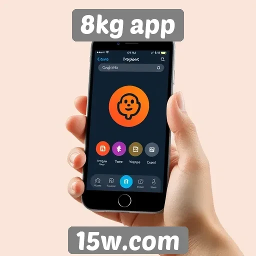 Exploração das funcionalidades do 8kg app